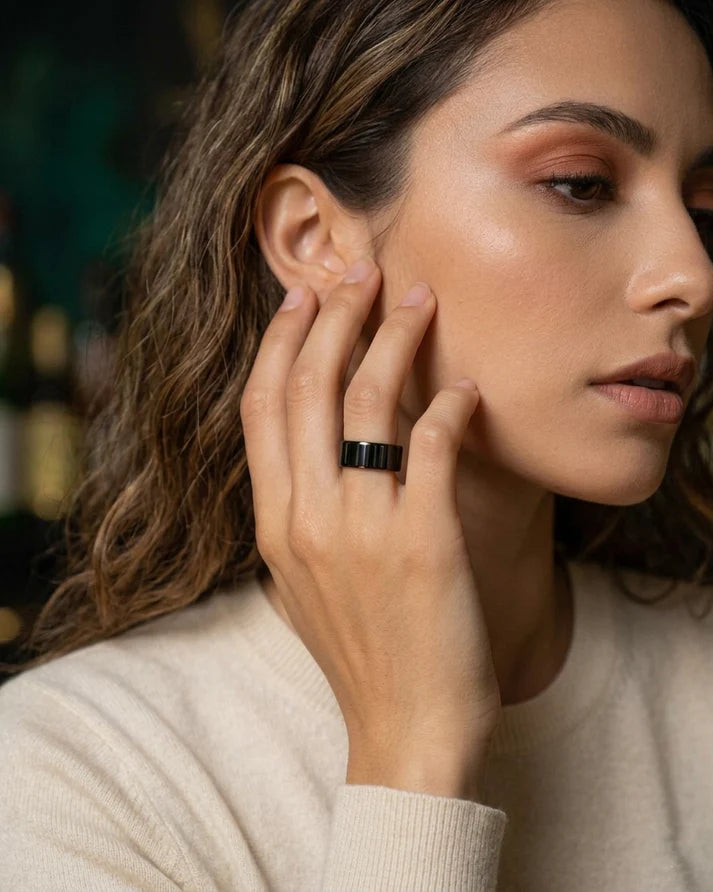 Byte Gold Ring — 18K Magnetic Wellness Ring