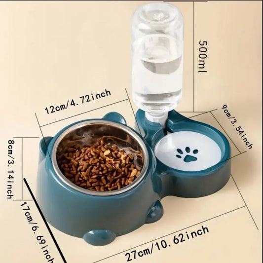 2 in 1 Pet Feeder - Versatile Design for Pets, Easy to Use, Suitable for Various Pets, Lightweight & Portable