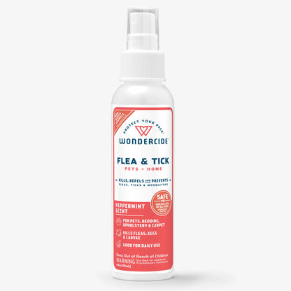Peppermint Flea & Tick Spray for Pets + Home