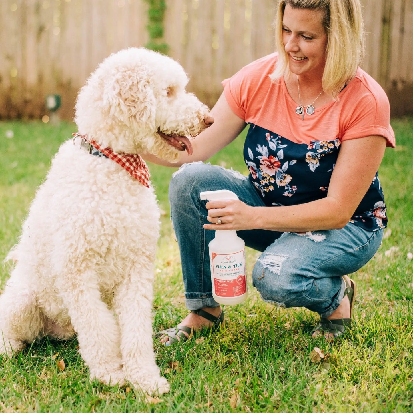 Peppermint Flea & Tick Spray for Pets + Home