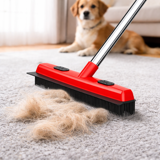 Byte™ FurSweep Pro – מברשת מקצועית להסרת פרוות חיות מחמד משטיחים, ספות ורצפות