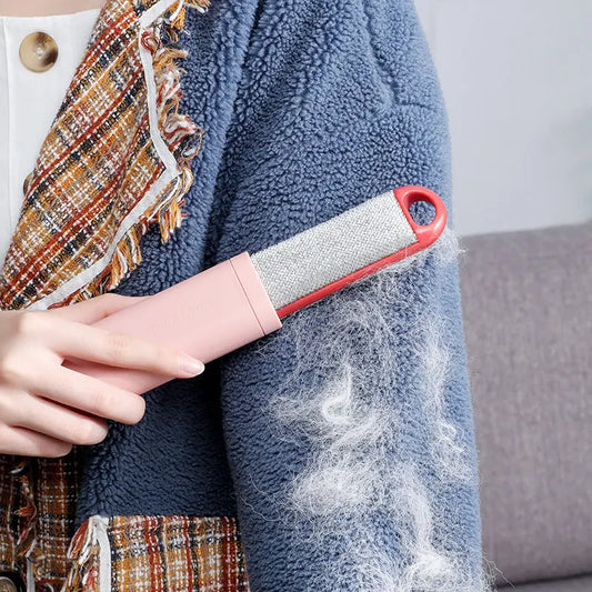 Battery-Free Static Lint Brush – Reusable Handheld Pet Hair Remover for Clothes, Bedding, Sofa & Carpets | Eco-Friendly with Ergonomic Handle