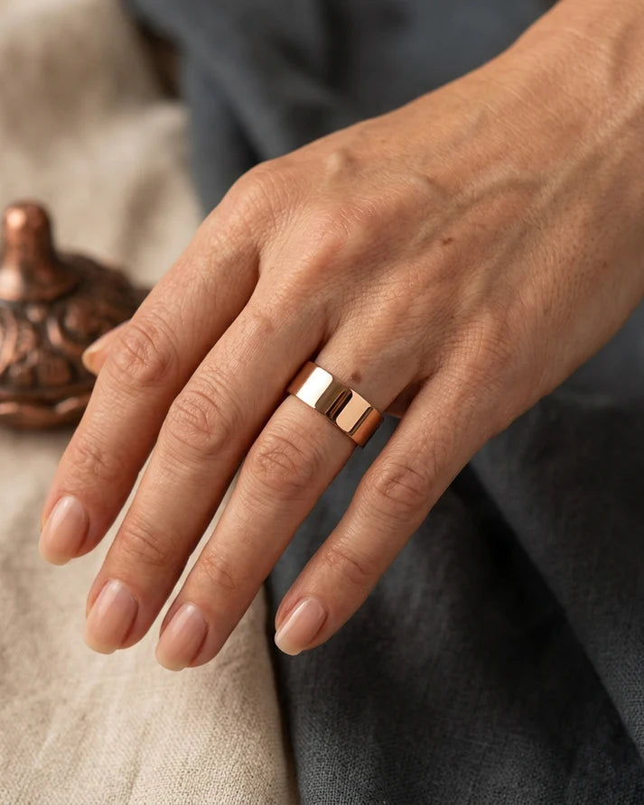 Byte Gold Ring — 18K Magnetic Wellness Ring