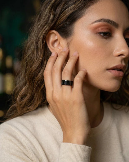 Byte Gold Ring — 18K Magnetic Wellness Ring